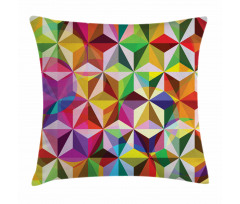 Sixties Rainbow Cubes Pillow Cover