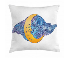 Antique Swirled Cloud Pillow Cover