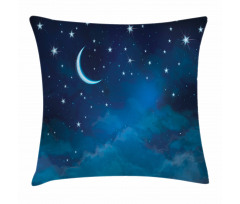 Watercolor Night Sky Pillow Cover