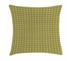 Rhombus Leaves Pillow Cover