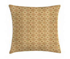 Damask Style Floral Pillow Cover
