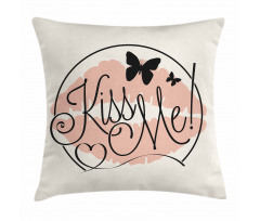 Hand Lettering Love Words Pillow Cover