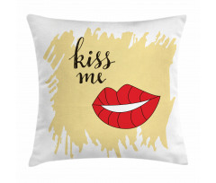 Feminine Romantic Words Pillow Cover