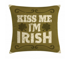 Irish Culture Elements Pillow Cover