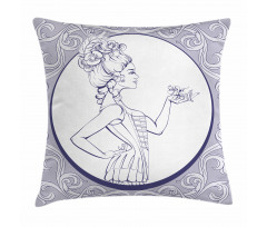 Rococo Style Pillow Cover