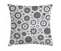 Gear Cog Engine Wheel Pillow Cover