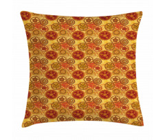 Vintage Clockwork Pillow Cover