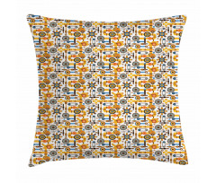 Industrial Elements Pillow Cover