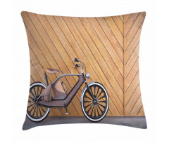 Vintage Bicycle Wall Pillow Cover