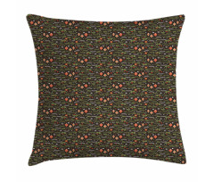 Mistletoe Pine Branch Pillow Cover