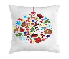 Traditional Noel Joy Pillow Cover