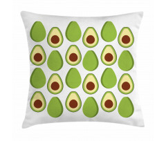 Colorful Organic Food Pillow Cover
