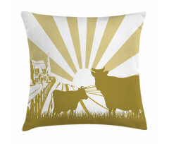 Idyllic Cottage Theme Pillow Cover