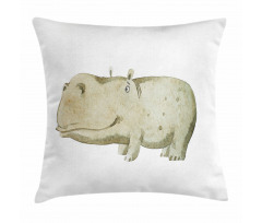 Watercolor Style Baby Pillow Cover