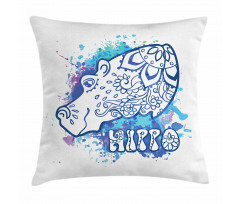 Bohemian Hippie Print Pillow Cover