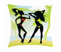 Tropical Island Pillow Cover