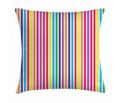 Vertical Stripes Print Pillow Cover