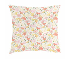 Romantic Vintage Floral Pillow Cover