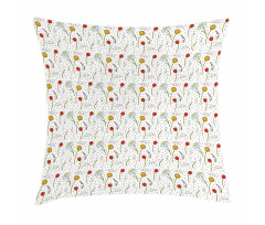 Spring Gardening Theme Pillow Cover