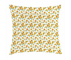 Floral Romantic Print Pillow Cover