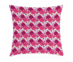 Cosmos Flowers Bunch Pillow Cover