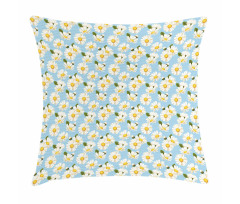 Spring Season Wildflowers Pillow Cover