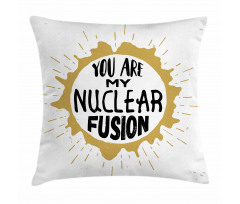 Cosmic Star Love Message Pillow Cover