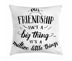 Heart Warming Saying Pillow Cover