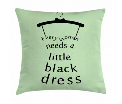 Little Black Dress Pillow Cover