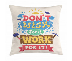 Vintage Hipster Style Pillow Cover
