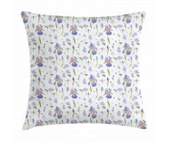 Dragonfly Romance Nature Pillow Cover
