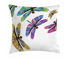 Sixties Style Animals Pillow Cover