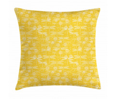 Insect Outline Pillow Cover