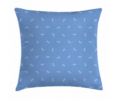Oriental Dragonfly Pillow Cover