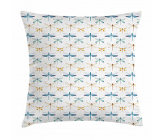Aquarelle Bug Motif Pillow Cover