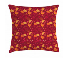Blossoming Twigs Buds Pillow Cover
