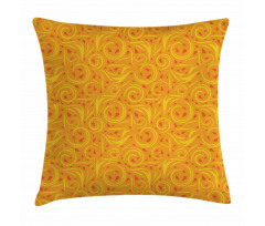 Swirling Autumn Leaves Pillow Cover