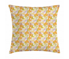 Lively Flowers Artwork Pillow Cover