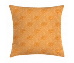 Rococo Floral Foliage Pillow Cover