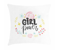 Motivational Girl Power Pillow Cover