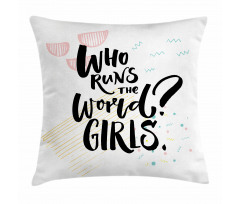 Inspirational Phrase Pillow Cover