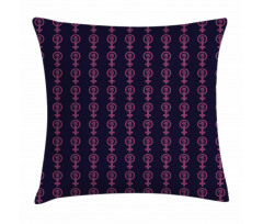 Venus Mirror and Fist Pillow Cover