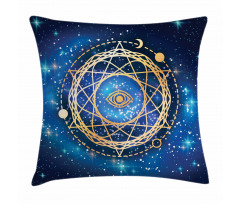 Geometric Emblem Pillow Cover