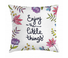 Thriving Nature Foliage Pillow Cover