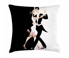 Dancing Couple Pillow Cover