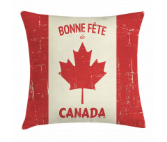 Happy Canada Concept Pillow Cover