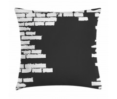 Chalky Stencil Pillow Cover