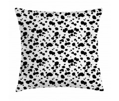 Dalmatian Print Texture Pillow Cover