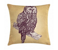 Bird Vintage Style Pillow Cover