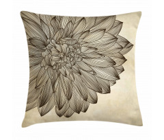 Vintage Blossom Grunge Pillow Cover
